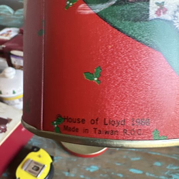 HOUSE OF LLOYD 1988 Nesting Tin 3pc Canister Set Teddy Bear Christmas Presents - Picture 9 of 15